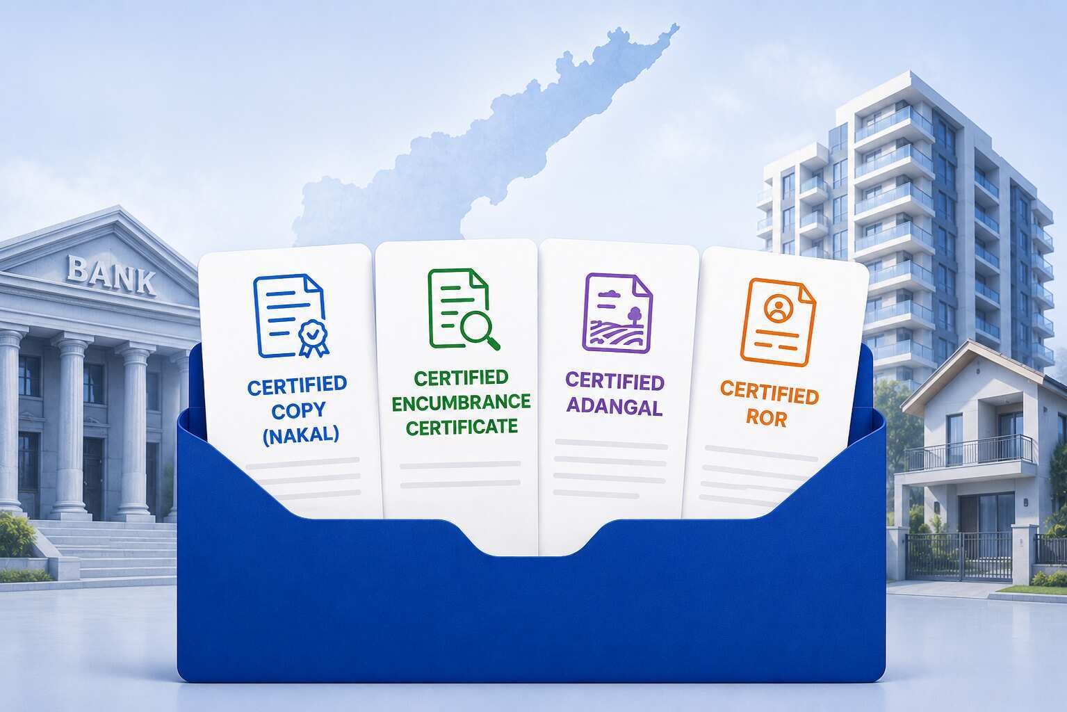 Certified Documents Pack in Andhra Pradesh (ఆస్తి పత్రాల ప్యాక్) Sample Document