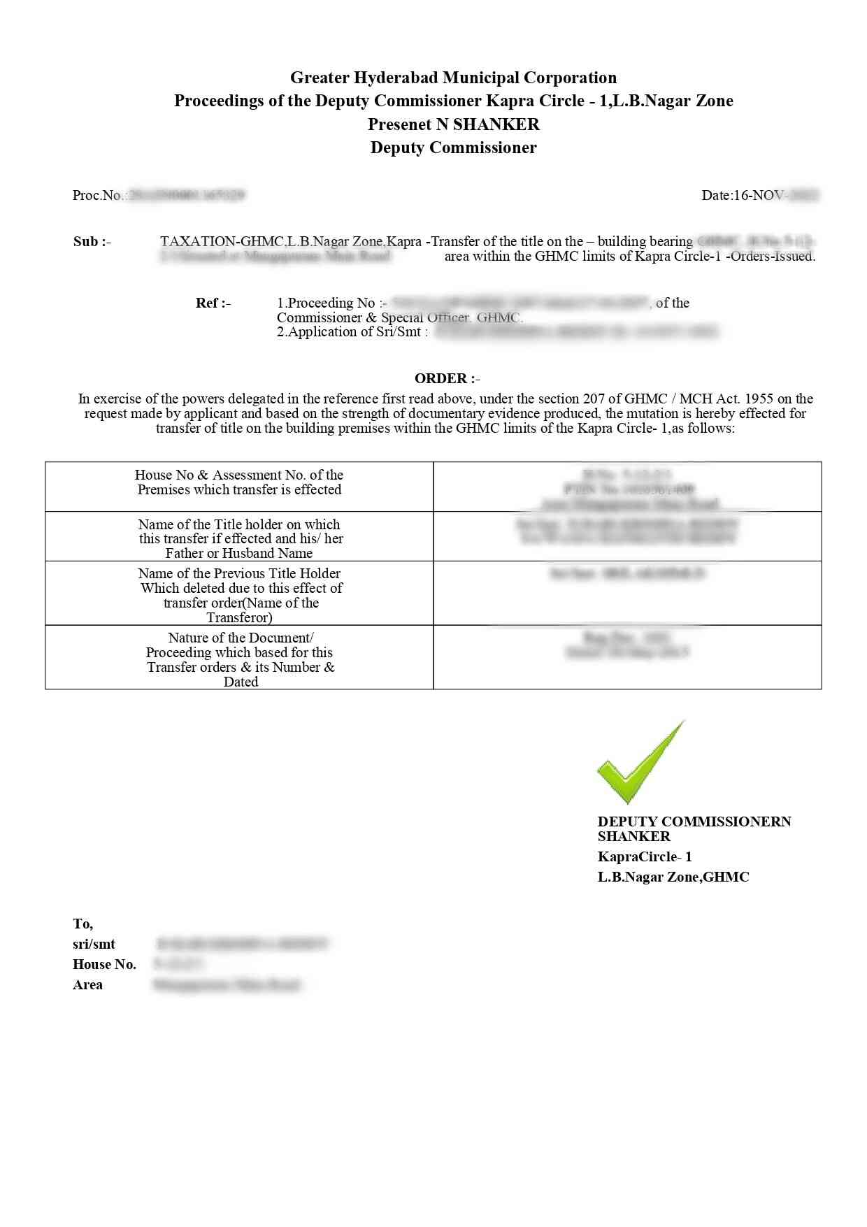 Mutation Certificate