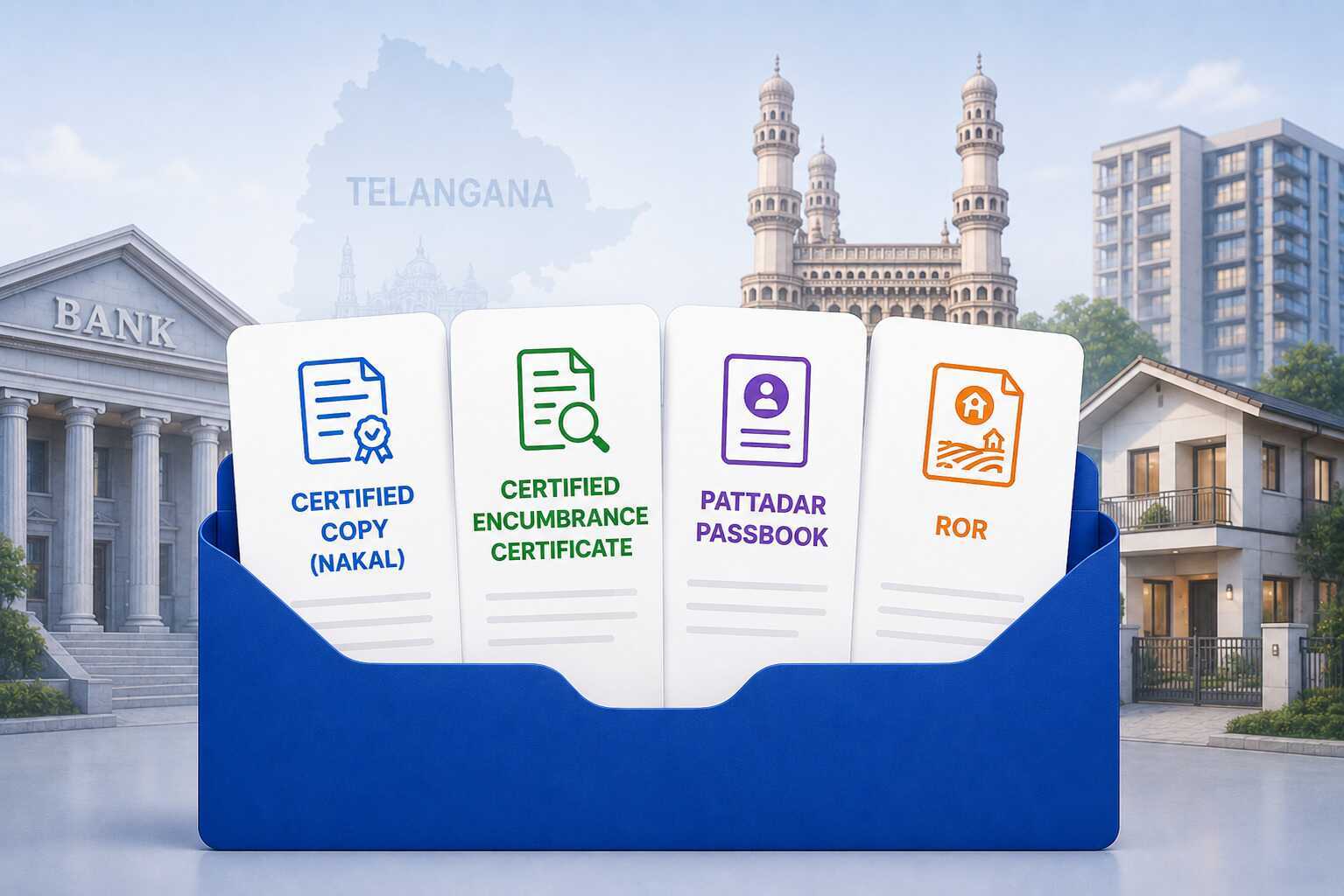 Certified Documents Pack in Telangana (ఆస్తి పత్రాల ప్యాక్) Sample Document